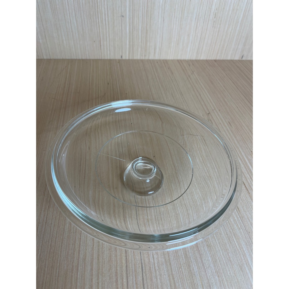 Pyrex G5C A 22 Clear Glass Round Replacement Lid with Knob Handle - Picture 4 of 8